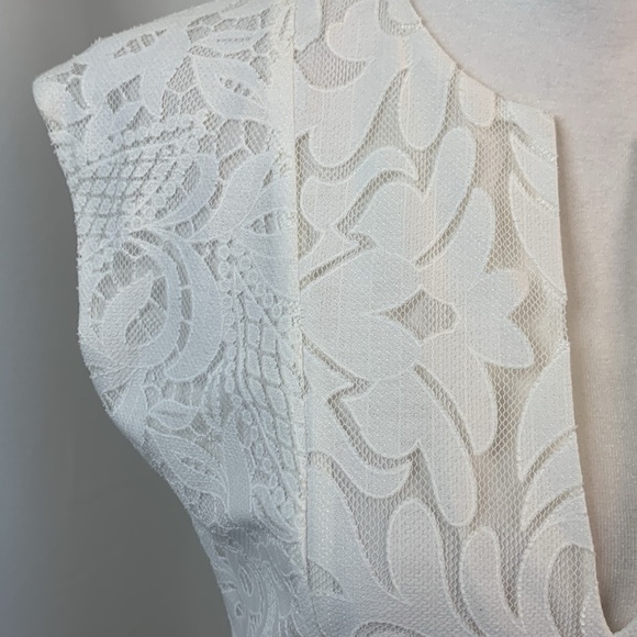 BCBGMAXAZRIA Isabel Lace Side Draped Peplum Mini Dress- NWT- 2 - Picture 12 of 16